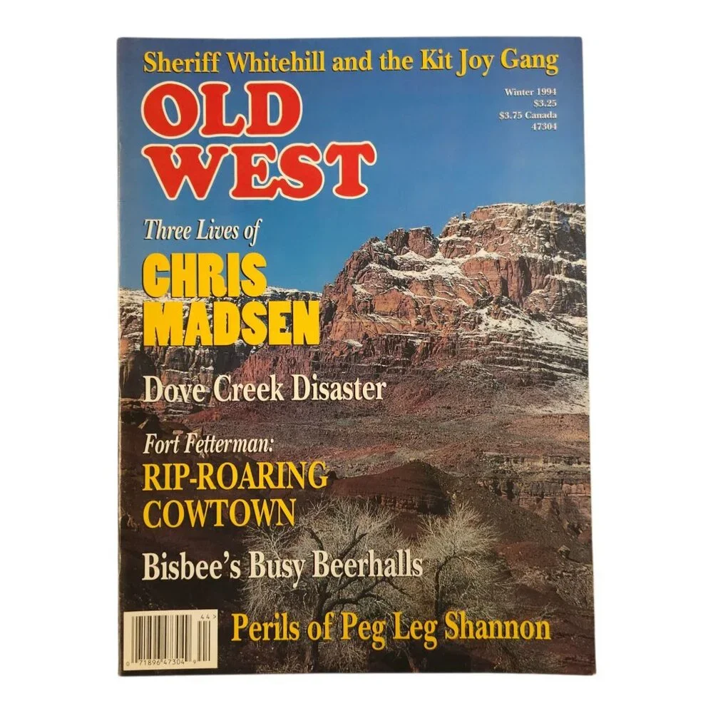 Old West Magazine Lot Of 3 Summer Fall Winter 1994 Editions Western